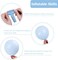 129pcs Pastel Blue Balloons Different Sizes 18 12 10 5 Inch for Garland Arch, Light Blue Balloon for Birthday Baby Shower Gender Reveal Easter Wedding Party Decoration